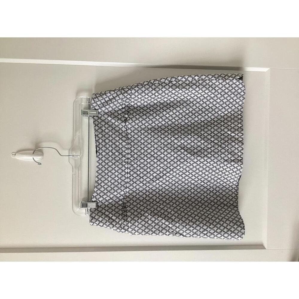 S.C.&Co. White Black Geometric Print Skort Size L Women’s Golf Tennis Activewear